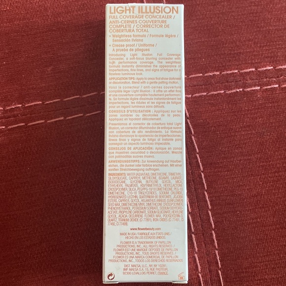 🆕FLOWER BEAUTY: Light Illusion Full Coverage Concealer- Mocha - Picture 5 of 5